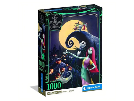 Jogo Clementoni puzzle 1000 pçs Disney Nightmare Before Xmas