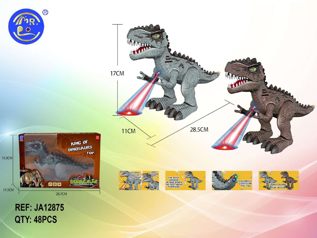 Dinossauro Eletrónico com Luz e Som