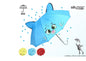 Guarda-Chuva Infantil Automático com Orelhas 38 Cm (Sortido)