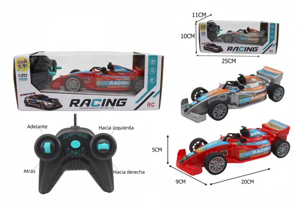 Carro Formula 1 Telecomandado 20 x 9CM