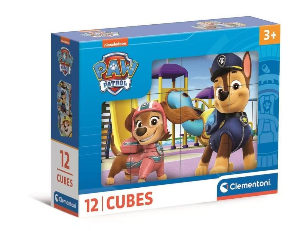 Puzzle Clementoni Patrulha Pata 12 Cubos