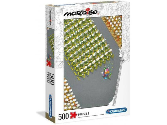 Puzzle Clementoni Mordillo a Marcha 500 pçs