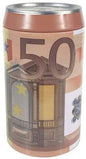 Mealheiro Lata Notas de Euro 6,5 x 12 cm - Nota de 50 €