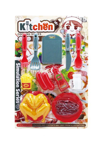 Conjunto de Acessórios para Cozinha 34x22Cm