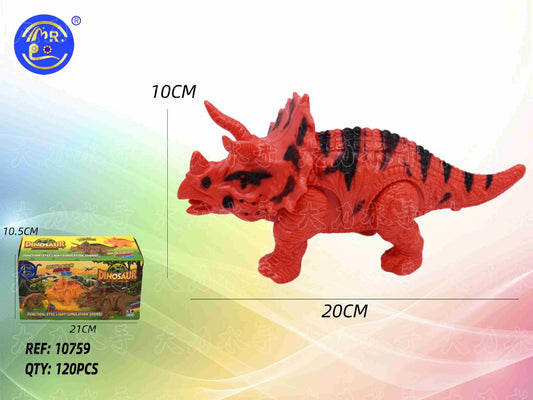 Tricératops Elétrico com Luz e Som