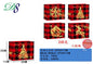 Pack 12 Sacos de Presente de Natal Xadrez Vermelho e Preto 32 x 25 x 11 Cm