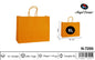Pack 12 Sacos de Papel Laranja Escuro XL 35,5 x 40 Cm