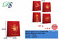 Pack 12 Sacos de Presente de Natal Sinos e Renas Douradas 31 x 40 x 12 Cm