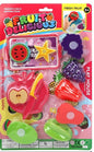 Frutas para Cortar Fruit Delicious 35 x 22 Cm - Vermelho