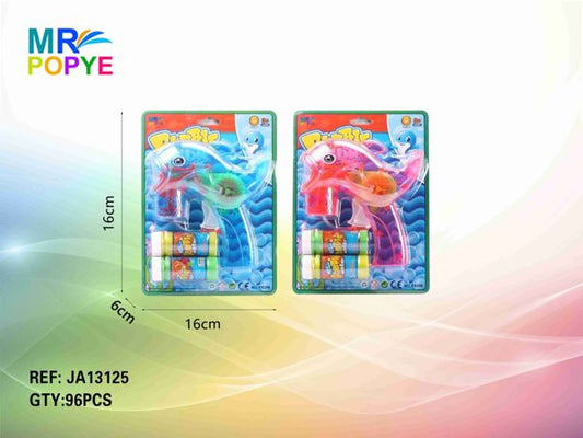 Pistola de Bolhas de Sabão Golfinho c/ Luz