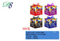 Pack 12 Caixas de Presente Dobráveis Feliz Cumpleaños Balões 15 x 15 x 15 Cm