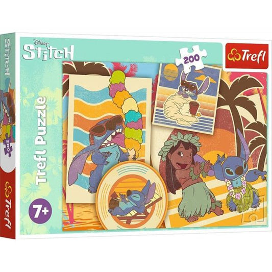 Puzzle Trefl - Stitch 200 peças