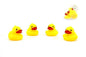 Conjunto de 4 Patos de Borracha 12 x 8 Cm