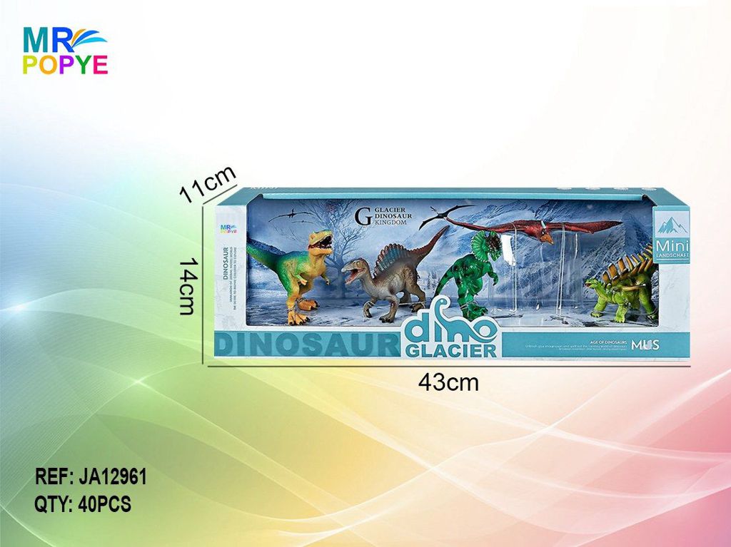 Cenário de Dinossauros Glaciar (Modelo 2)
