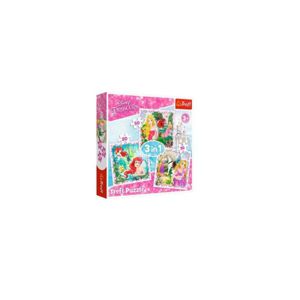 Puzzle Trefl - Princesas Disney 3 em 1