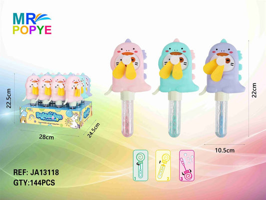 Bolhas de Sabão c/ ventoinha manual Dinossauros (Pack 12)