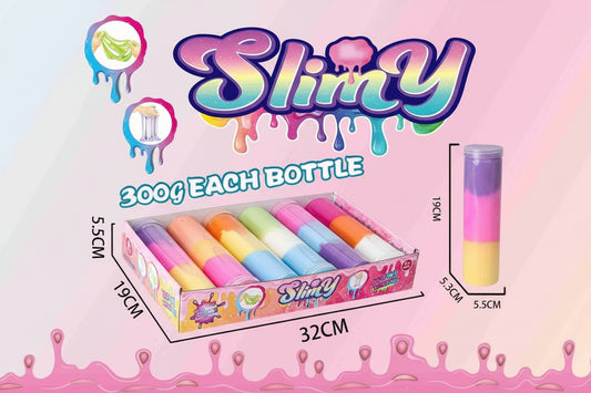 Slime Tricolor Cores Sólidas