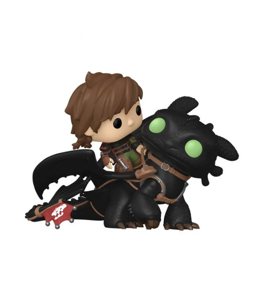 Funko POP! Rides Como Treinar o Teu Dragão – Soluço com Desdentado