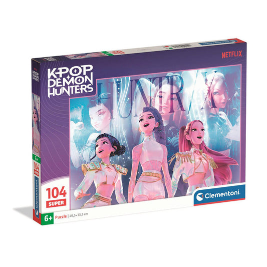 Puzzle Clementoni Super Kpop Demon Hunters 104 peças