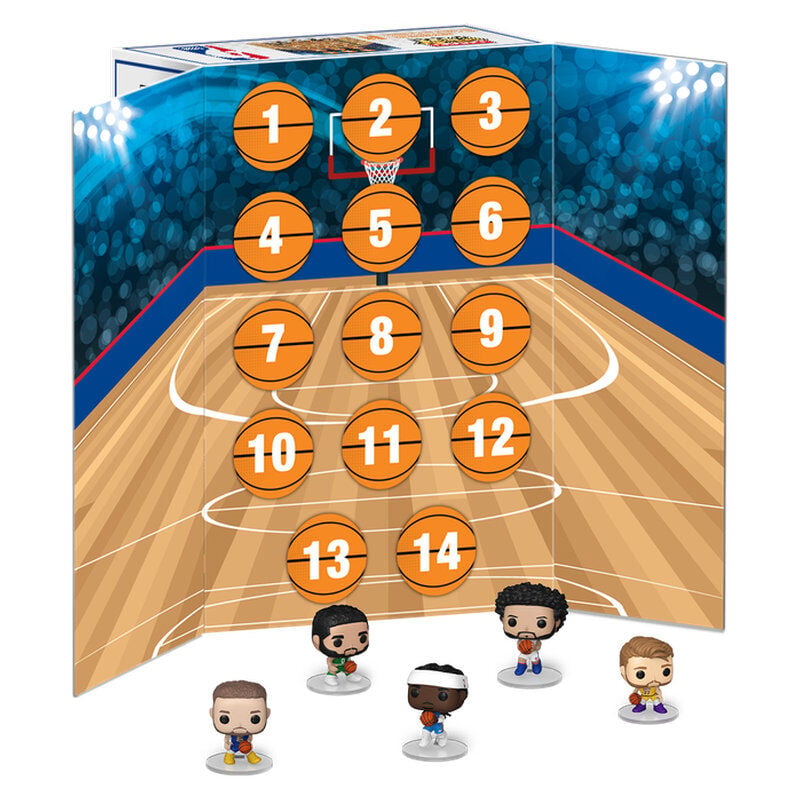 Calendário do Advento Funko Pocket POP! NBA aberto