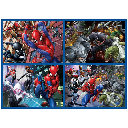 Puzzle Educa Multi 4 Spider-Man 50-80-100-150 pçs