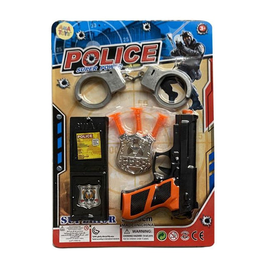 Conjunto de Polícia c/ Carteira e Distintivo