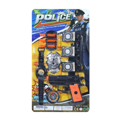 Conjunto de Polícia c/ Relógio e Alvos