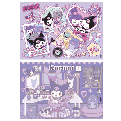 Puzzle Educa Kuromi Madeira 2x50 pçs