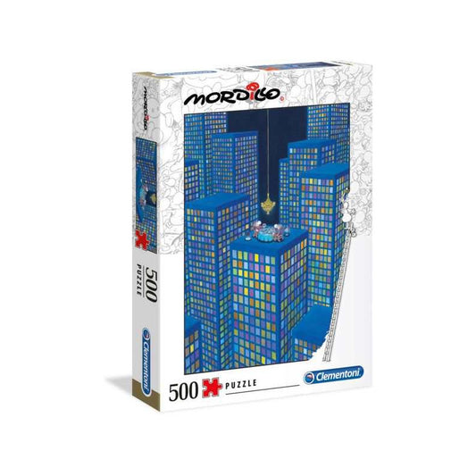 Jogo Clementoni puzzle 500 pçs Mordillo o jantar