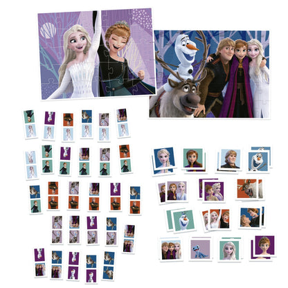 Puzzle Educa Superpack 4 em 1 Frozen