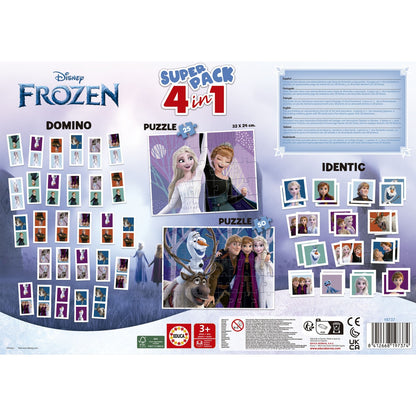 Puzzle Educa Superpack 4 em 1 Frozen