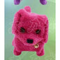 Cão de Peluche de Pelo Liso com Música - Rosa