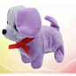 Cão de Peluche de Orelhas Redondas com Música - Lilás