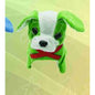 Cão de Peluche de Orelhas Redondas com Música - Verde