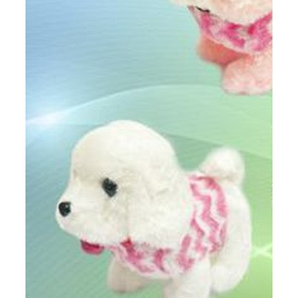 Cão de Peluche com Música (Modelo 2) - Branco