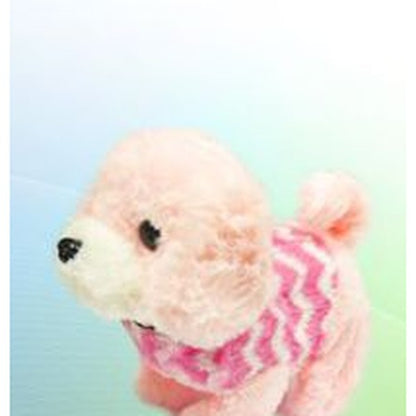 Cão de Peluche com Música (Modelo 2) - Rosa