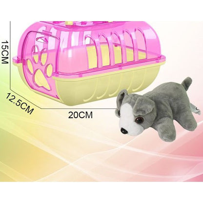 Animal de Estimação com Mala de Viagem - Rosa