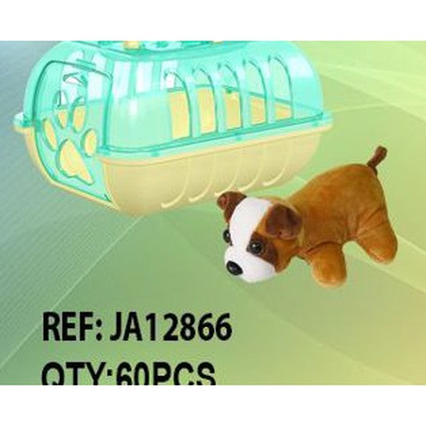 Animal de Estimação com Mala de Viagem - Verde-água