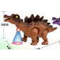 Dinossauro Elétrico com Luz e Som (Modelo 1) - Castanho