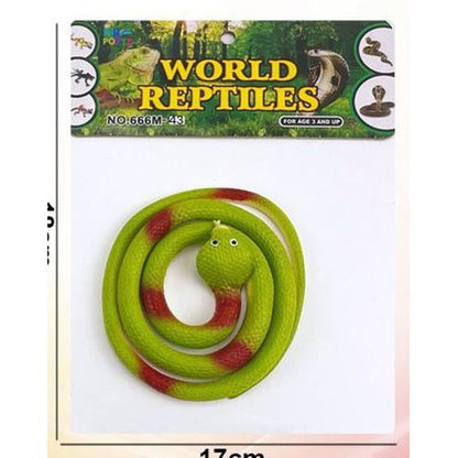Serpente de Plástico 85 cm - Verde