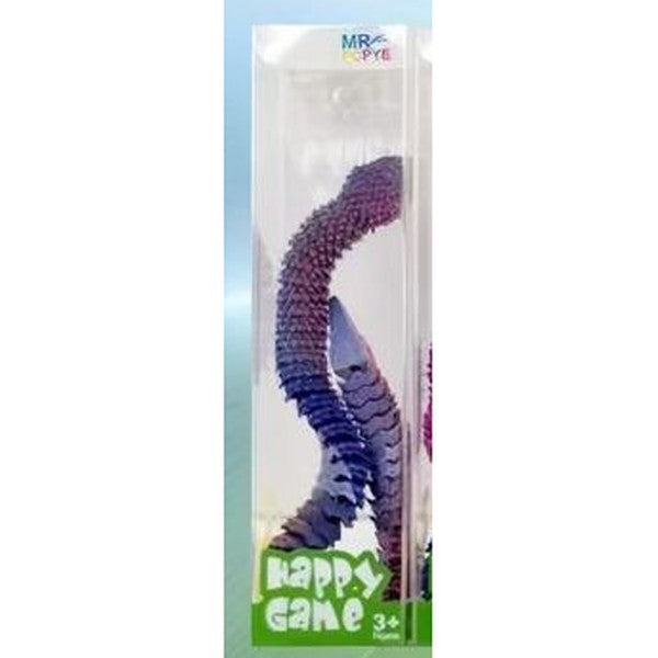 Víbora 3D 28 cm - Roxo e Azul