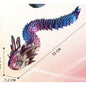 Serpente 3D 32 cm - Azul e Roxo