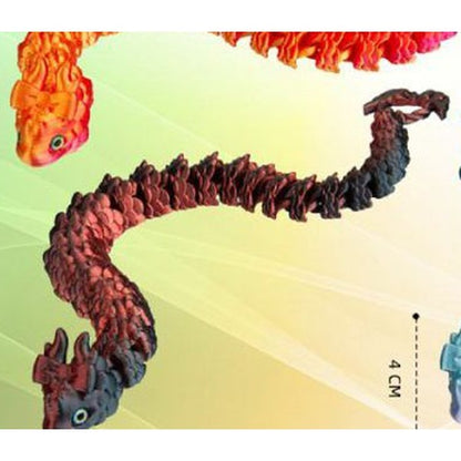 Serpente 3D 47 cm com Ovo de Dragão - Escuro