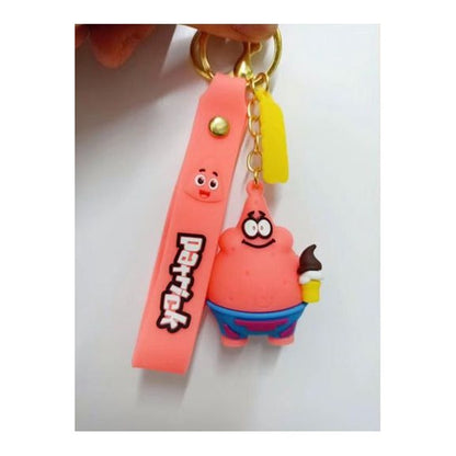 Porta-Chaves Bob Esponja - Patrick Calções Azuis
