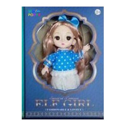 Boneca Elf Girl - Azul às Bolas