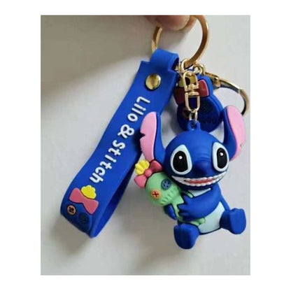 Porta-Chaves Stitch Brincalhão - c/ Scrump ao Colo