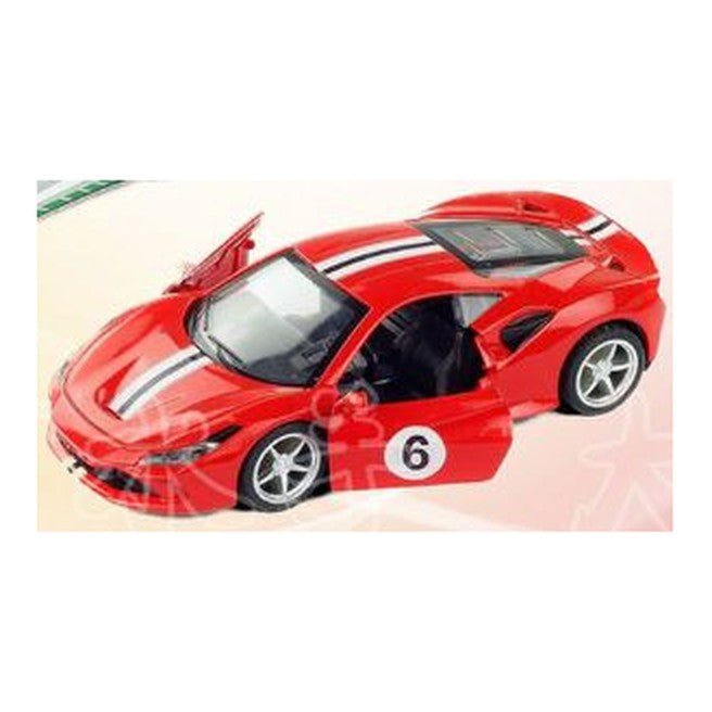 Bentley e Ferrari de Metal com Luz e Som em Caixa Expositora - Vermelho (Modelo 2)