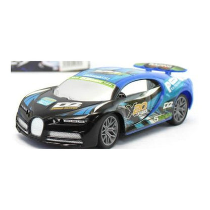 Carro de Corrida Telecomandado Recarregável 4 Canais 33x10x10 CM - Azul