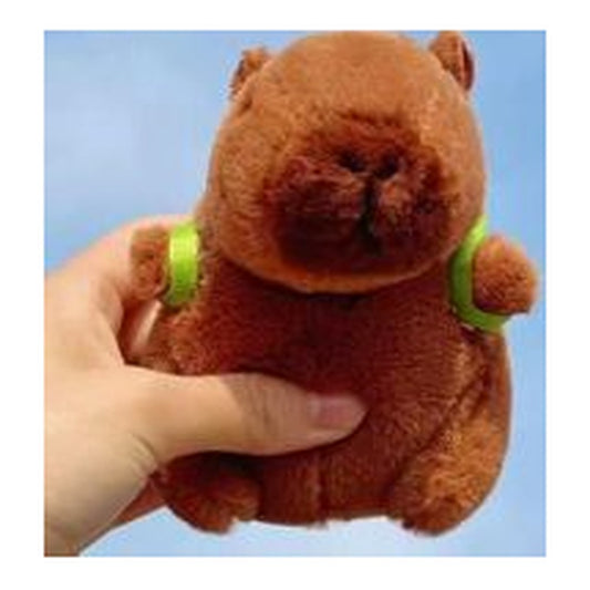 Peluche/Porta-Chaves Capivara - c/ Mochila