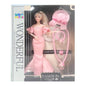 Boneca Wonderful c/ Acessórios 32 x 24 Cm - Vestido Rosa